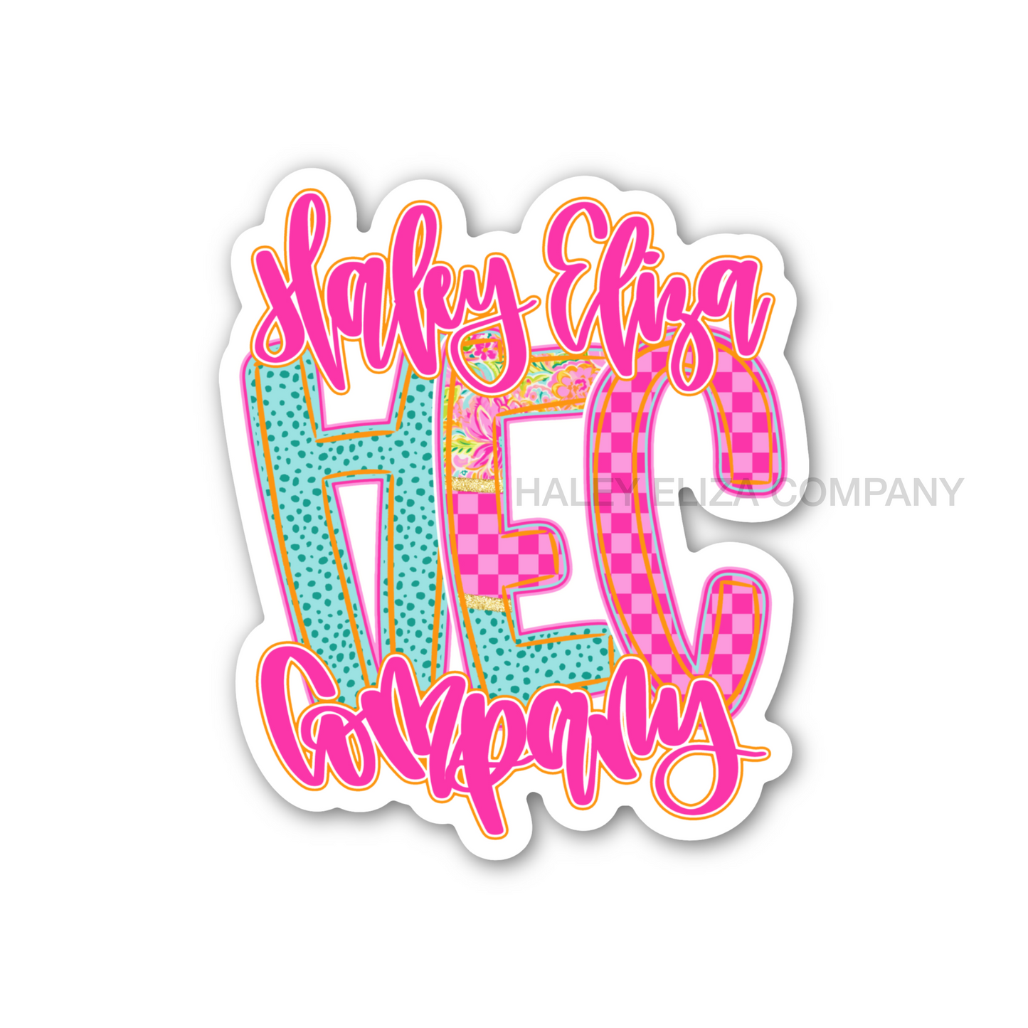 HALEY ELIZA COMPANY STICKER - 2.56x3β