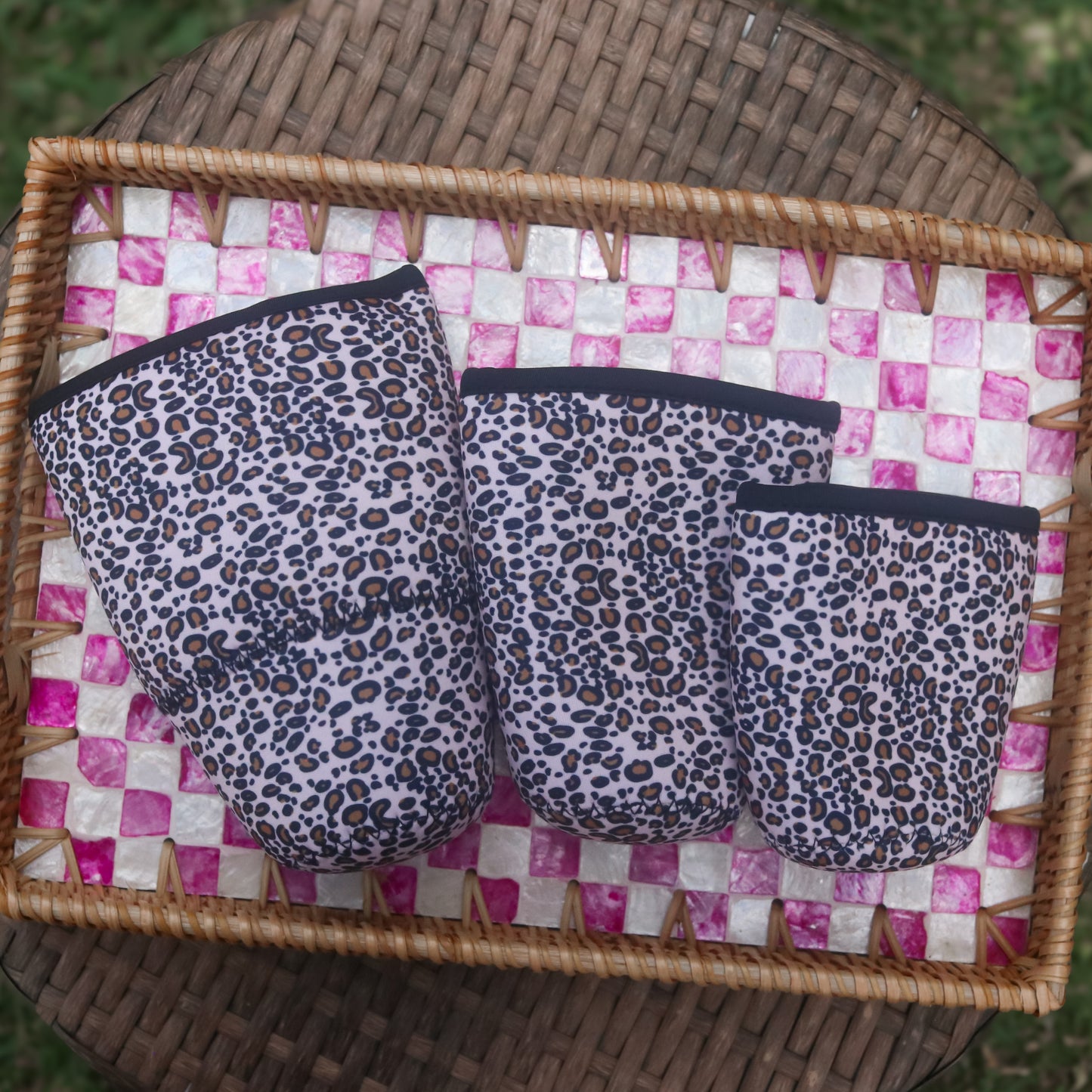 CHEETAH COFFEE SLEEVE - 3 SIZES