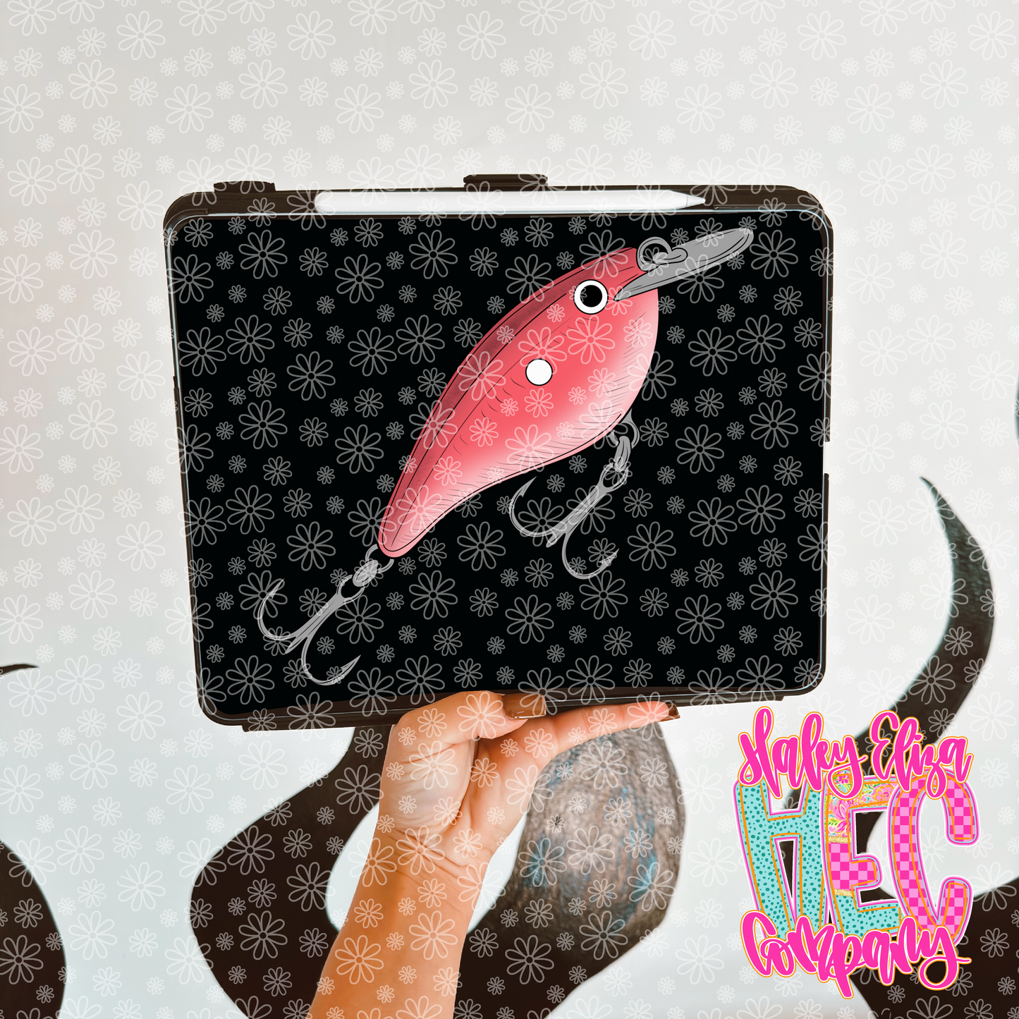 PINK FISHING CRANKBAIT CLIPART
