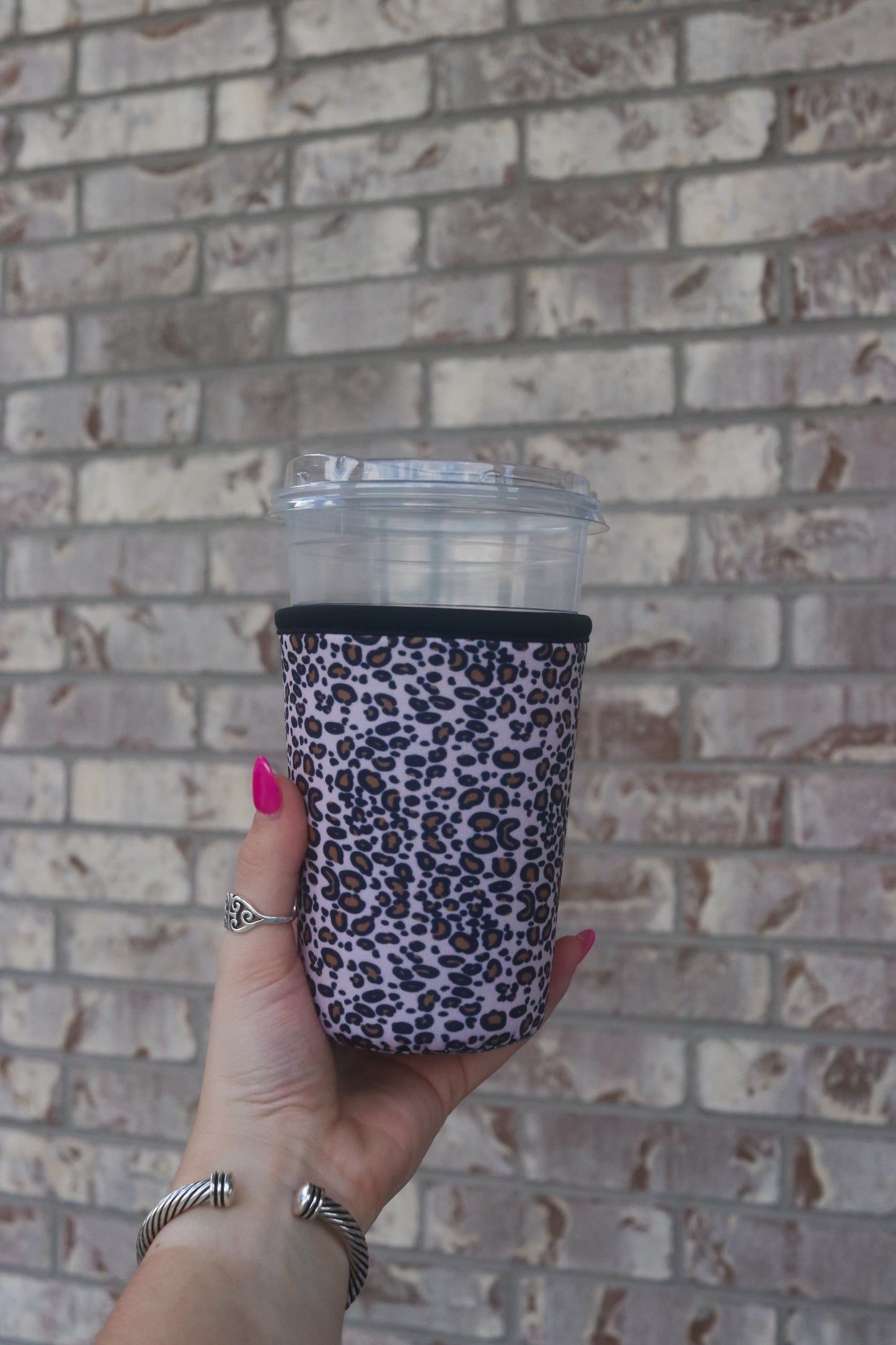 CHEETAH COFFEE SLEEVE - 3 SIZES